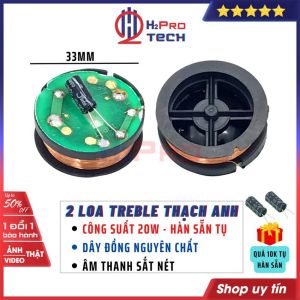 2 Củ Loa Tép Thạch Anh Rời 20W Cao Cấp Loa Treble Thạch Anh Tiếng Sáng Hợp Ghép Dàn Mini Quà Tụ 10K Đã Hàn-H2Pro Tech
