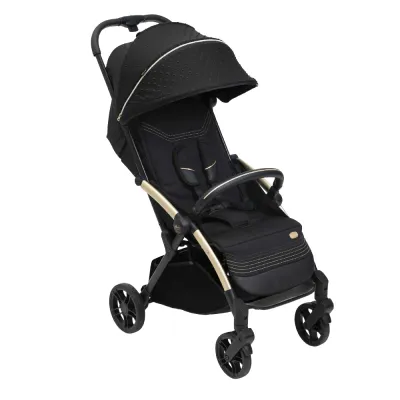Chicco Goody XPlus Newborn Auto Fold Stroller- Black ReLux