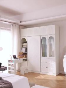 Closet Small Household Sliding Door Home Bedroom Storage Cabinet Modern Simple High-Grade Finished Closet
