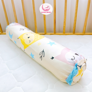 Gối ôm cho trẻ em Katina House KT 70cm vải tencel 60s gòn lông vũ siêu êm mềm mát lạnh