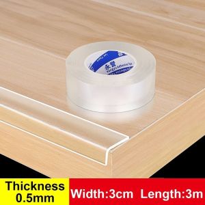 MELODI Transparent Table Edge Guard Tape Collision Proof Self Adhesive Protective Strip Kids Soft Furniture Corner Bumper