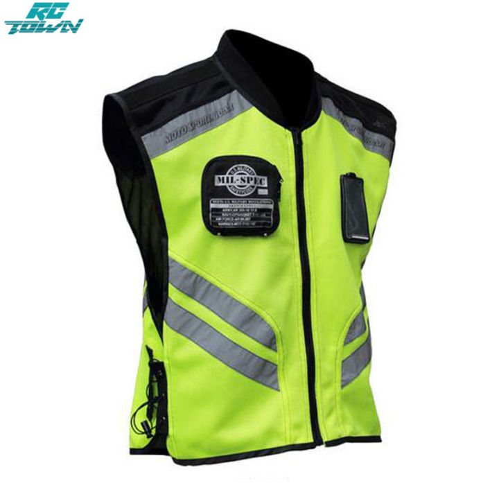 100%authentic!!2024new,motorcycle Riding Reflective Vest Team Uniform 