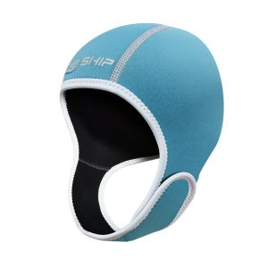SHUIO 2mm Adults Diving Wetsuit Hood Scuba Diving Hood Headgear Windproof Waterproof Surfing Cap Diving Hat