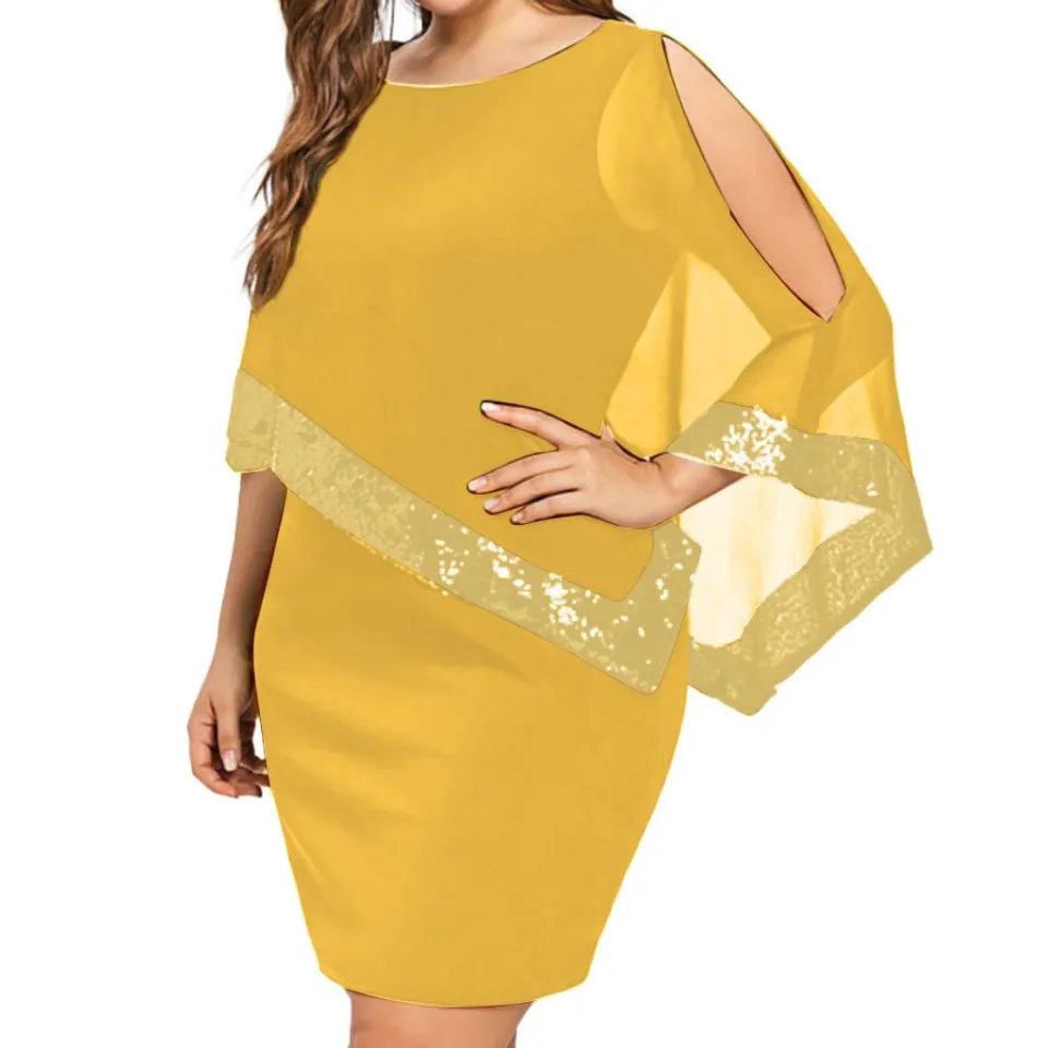 Plus size gold semi hotsell formal dresses