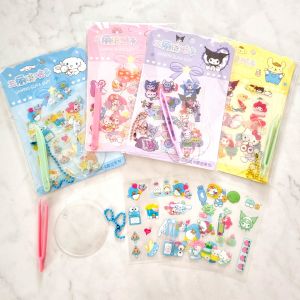 SG stock DIY keychain with sanrio stickers kids goodie bag toy craft set stationery party filler