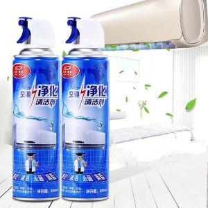 Air Conditioner Cleaner Spray Air Conditioner Cleaning Agent Foam Polyester Dust Sterilization Fresh Spray 500ml Home Aircon Cleaner