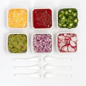 Compact & Stylish Porcelain Salad Dish: A Perfect Addition to Your Table