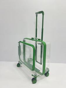 Ready StockLarge สัตว์เลี้ยงรถเข็นกรณี Carrier โปร่งใส Cat Dog รถเข็นเด็กรถเข็นสัตว์เลี้ยง Bello Cat Carrier กระเป๋าสัตว์เลี้ยงรถเข็นแบบพกพา Bubble Box กระเป๋า