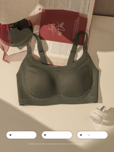 Full Cup Minimizer Bra Seamless Wireless Anti-Sagging 3Layer Lifting Square Soft Support Plus Size Lingerie