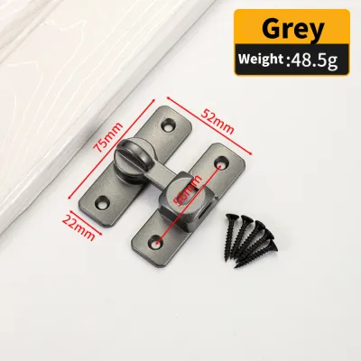 90/180 Degree Sliding Door Lock Flip Barn Door Lock Cabinet Window Lock Kunci Selak Pintu 门锁扣 防盗神器