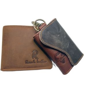 PROMO HARI INI dompet pria creasy horse GRATIS gantungan kunci kulit sapi