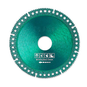 6 in 1 Diamond Cutting Disc For Woodworking Alloy Saw Blade 110mm For Cutter Wood Rubber PVC Pipe Can Cut Steel Nails
