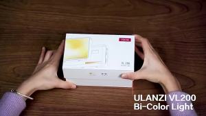 ULANZI VL200 5000mAh Bi-Color LED Video Light for DSLR Camera