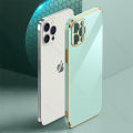 Cho Vivo V40 5G/Vivo V40 Pro 5G vỏ điện thoại Sang Trọng 6D Eletroplated Cover Quay Lại silicon mềm Đơn Giản Sáng Bóng Vỏ Nz34. 
