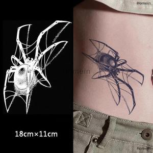 [COD] Homein Herbal Tattoo Stickers Spider Web Temporary Tattoos Lasting Punk Cobweb Tattoo Cheap Goods Festival Art Man Tattoo Sticker