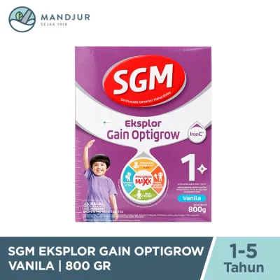 SGM Eksplor Gain Optigrow 1 Plus Vanilla 800 Gram