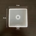 Cetakan Resin Coaster Tatakan Gelas Bentuk Hexagon Bulat Square Bahan Silicone Karet Silikon Lentur. 
