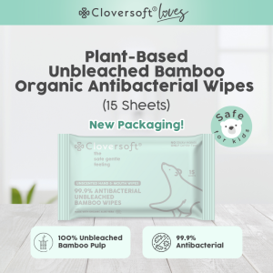 [Mix and Match] ❤️ Cloversoft Loves Pure Water Baby Wipes | 99.9% Antibacterial Wet Wipe Tissue [15 | 40 | 70| 100 sheets]