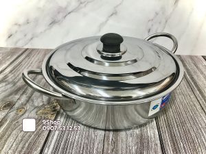Nồi Lẩu Nặng Tay Cao Cấp I Hiện Nay - Siêu Dày Siêu Chắc Siêu Bền - Inox 430 Chống Gỉ Sét - Sản Xuất Tại Xưởng Nhà