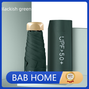 [Ready Stock] Anti-UV UPF50 Foldable mini umbrella cute Sun umbrella Portable anti UV/Folding Umbrella automatic Rain Pocket Parasol Available use sunny and rainy 迷你雨伞