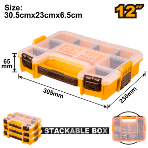 INGCO PLASTIC ORGANIZER BOX | STACKABLE | PBX1211 PBX1511 PBX1711
