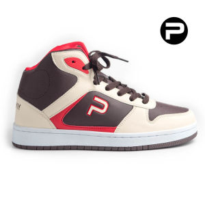 PAULMAY - Sepatu Sneakers Pria Lisbon High Cream Brown