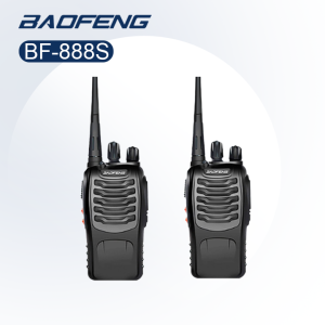 Baofeng 888S 5W 16Ch 400-470MHz Interphone Two-Way Radio Ready To Send Out Walkie Talkie (Black)