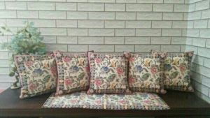 Taplak Meja Panjang 120x50cm || Taplak Meja Batik Cap Kombinasi Colet Tulis