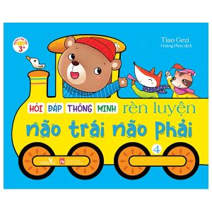 Hỏi đáp thông minh - Rèn luyện não trái não phải (lẻ tùy chọn) - Sách trương tác trò chơi cho bé Vizibook