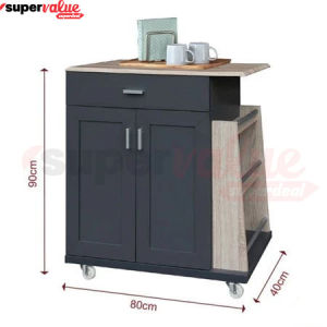 SuperValue Nordic Kitchen Cabinets with Wheels Kitchen Storage Cabinet Furniture Movable Cabinets With shelf Sideboard