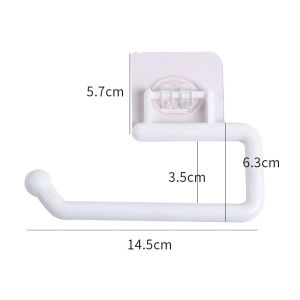 Kitchen Paper Towel Holder Self Adhesive Hanging Toilet Paper Roll Rack No-Drilling Home Storage Tissue Racks