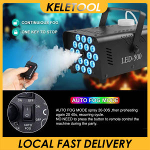 COD 2200W 18LED RGB Asap Warna Warni Lampu Sorot Panggung Mesin Asap Panggung Disko Sistem Fogger Fogger Stage Ejector Asap Fogging Panggung Stage Machine Kabut Tebal Instant Remote Wireless Untuk Wedding Club Acara Agama Mesin Asap Panggung
