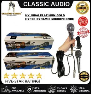 CLASSIC AUDIO Hyundai Platinum DM-8000 Dynamic Microphone Microphone for Videoke/Karaoke Machine DM-8000 (ORIGINAL)