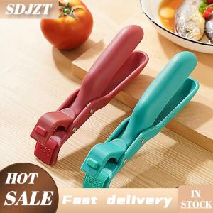SDJZT Phim hoạt hình Silicone găng tay Clip chống bỏng lò chịu nhiệt khay nồi món ăn Bát bếp BBQ chủ găng tay Clip