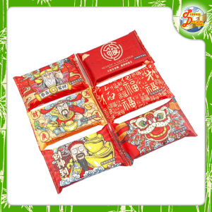 [12 Packs] CNY 4ply New Year Tissue Pack 55 sheets | Chinese Style Facial Tissue | Tissue Pack | Soft Pack | Skin Friendly 新年迎春印花抽纸四层中国风国潮面巾纸巾