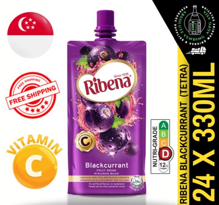 RIBENA Cheerpack 330ML X 24 (TETRA) | Lazada Singapore