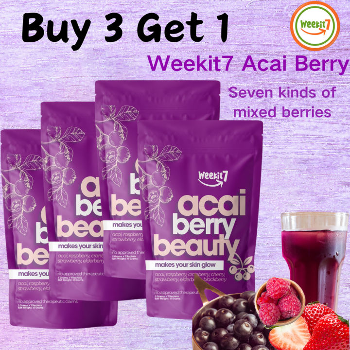 [Buy get 1]Weekit7 Acai berry beauty Antioxidant Rich Superfood