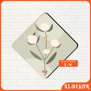 Decor Art - Aldekor Pajangan Sticker Dinding Tempel Abstrak Model Minimalis - L