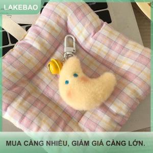 【LAKEBAO】 Dễ Thương Sao Sang Trọng Keychain Phim Hoạt Hình Mặt Trăng Chuông Búp Bê Mặt Dây Chuyền Xe Vòng Chìa Khóa Ba Lô Túi Trang Trí Nội Thất Kid Quà Tặng
