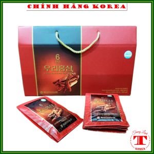 Nước hồng sâm hàn quốc Woori chính hãng xách 30 gói - Tăng đề kháng giảm stress phòng ung thư tranglinh