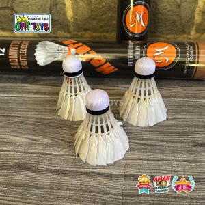 Shuttecocks Merk Mataram Isi 12 - Kok Badminton Mataram - Kok Bulu tangkis 1 Slop