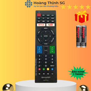Remote điều khiển tivi SHARP Mã 06 điều khiển TV SHARP - Tặng kèm pin - Hoàng Thịnh SG