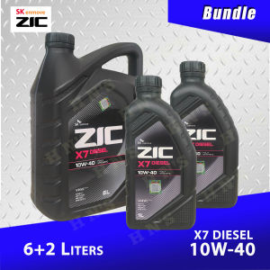 SK ZIC X7 Diesel 10W-40 Fully Synthetic Engine Oil 8L ( 8 Liters )