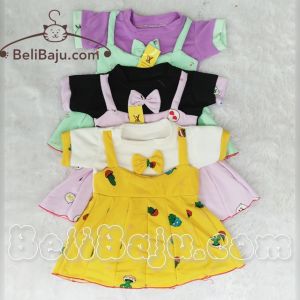 PAKET HEMAT ISI 3 PCS DRESS KODOK TERBARU//BAYI DAN BALITA//BAJU ANAK PEREMPUAN//PAKAIAN WANITA//OOTD TERBARU