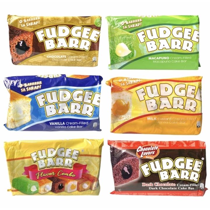 Fudgee Barr Choco, Vanila, Fudgee Barr Asstorted Flavor 40gx10s Lazada PH