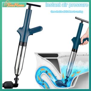 【Fast Delivery】 Pipe Plunger High Electric Toilet Plunger Stainless Steel Air Drain Blaster Toilet Plunge Blaster for Kitchen Bathroom 【Arrive 1-3 Days】