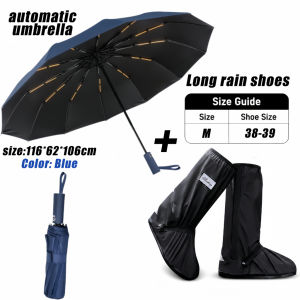 24 Ribs Anti-UV Sunscreen Umbrella Wind Resistant Auto Open Close Foldable Parasol