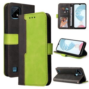 For OPPO Realme C35 C31 C25S C25 C25Y C21Y C11 2021 C20 C21 C15 C12 C3 Phone Case Leather Wallet with Hand Strap Card Slot Couples Flip Cover Casing