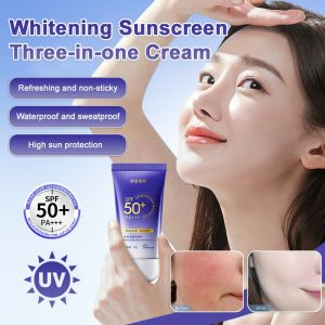 【Buy 4 Get 2 Free】Light and Transparent High-Power Sunscreen Lotion 50g Sunscreen SPF50+ Physical Sunscreen Moisturizing Light and Refreshing Thin Women水润防晒霜