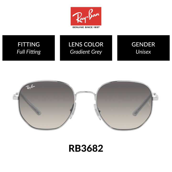 Ray-Ban RB3682 003/11 Unisex Global Fitting Anti-UV Sunglasses